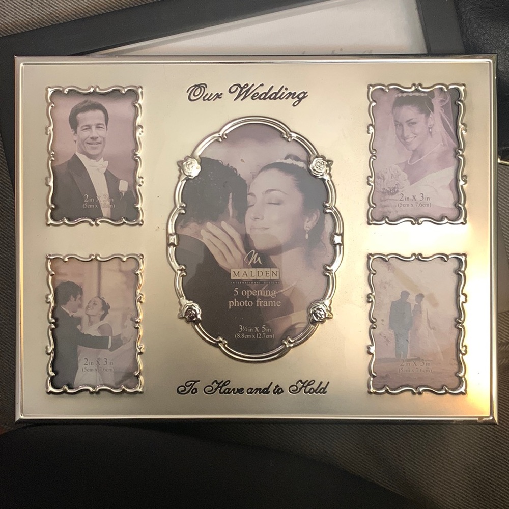 Malden 3 1/2 x 5 in wedding frame